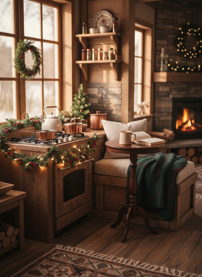 Twinkling Stovetop Scene
