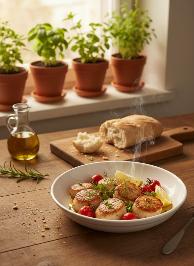Fresh Herb Window Kitchenette