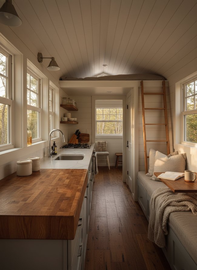 Farmhouse Butcher Block Surface