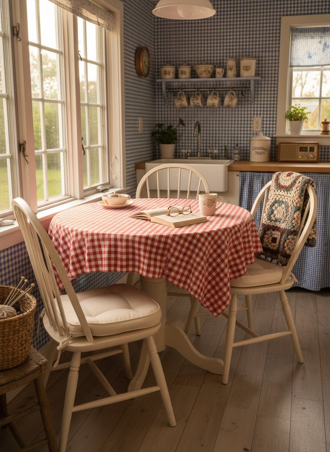 Retro Gingham Check Details