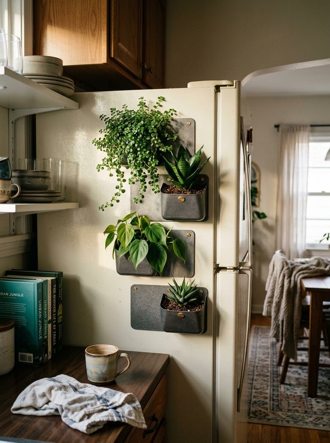 Magnetic Refrigerator Planter
