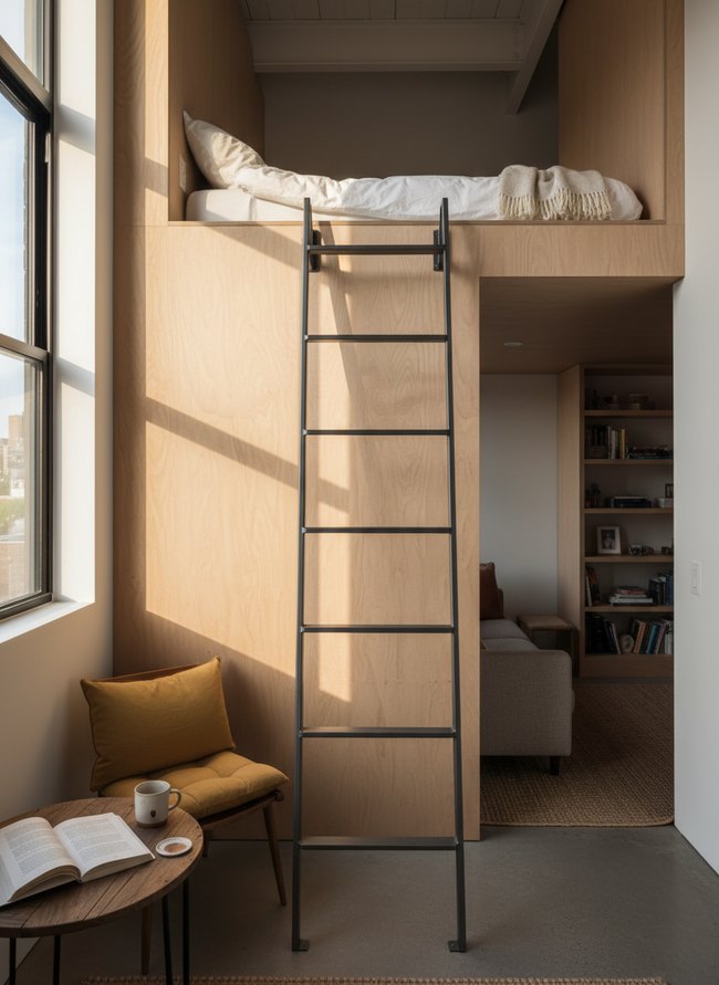 Minimalist Steel Ladder