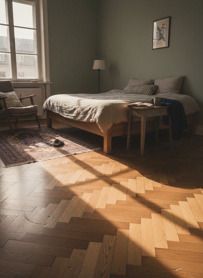 Classic Herringbone Parquet Style