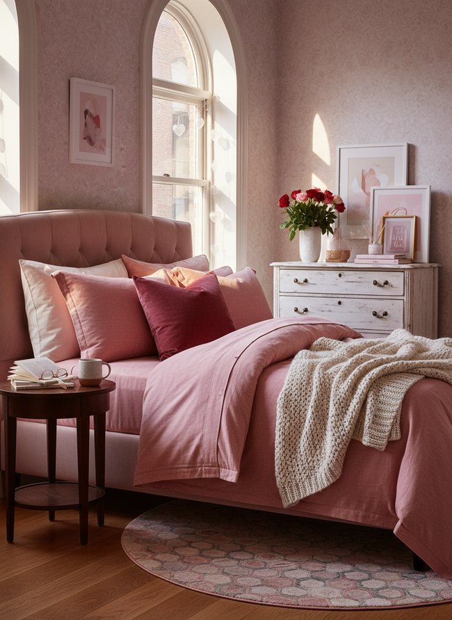 Passion Pink Bedscape