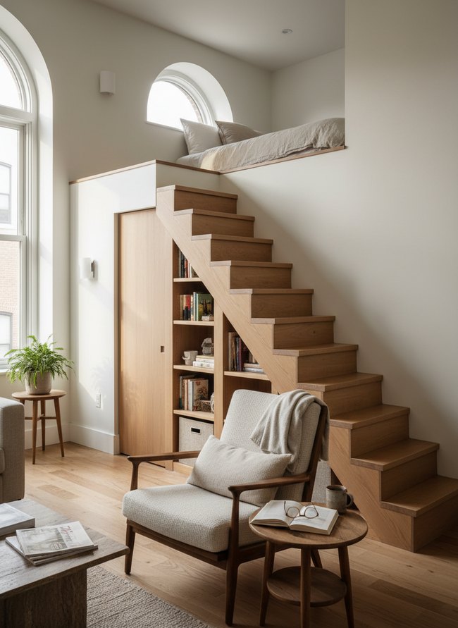 Built-In Loft Staircase