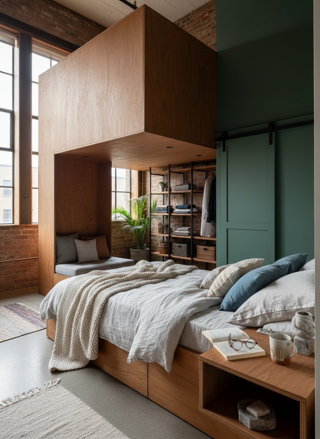 Minimalist Capsule Bedroom