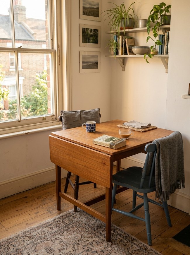 Compact Foldable Dining Table