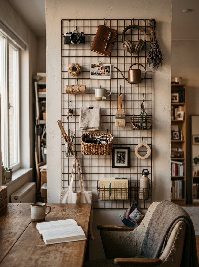 Wall Grid Storage Panel