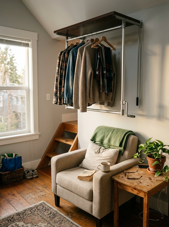 Overhead Loft Garment Lift