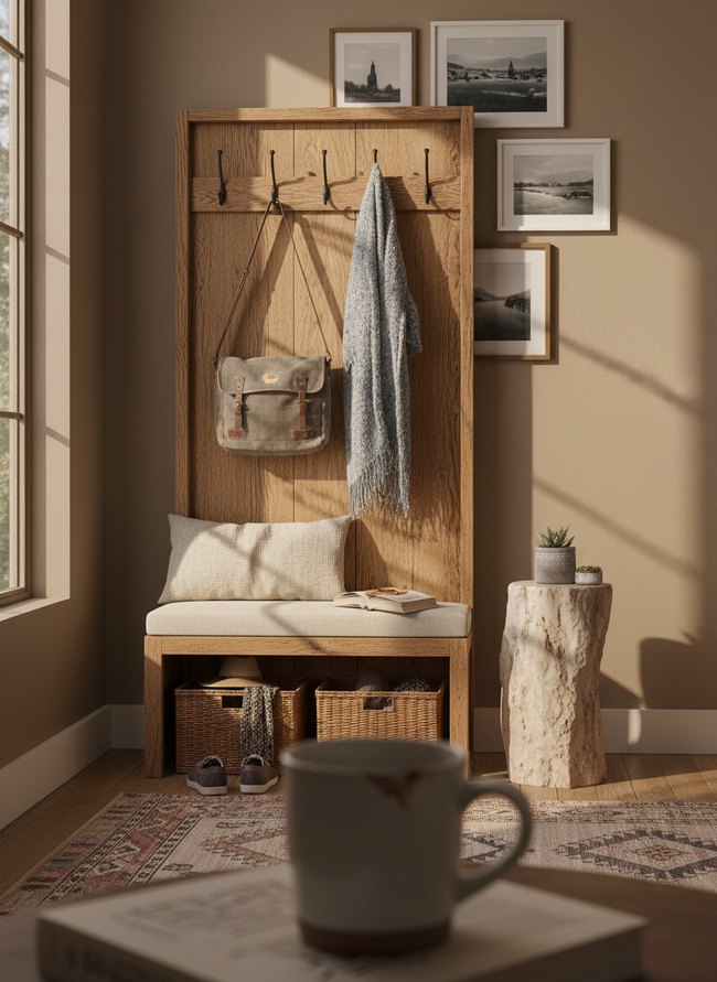 Narrow Hall Tree Nook