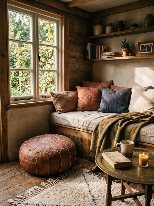 Moroccan Pouf Seating Accent