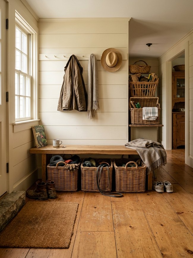 Woven Basket Storage Solution
