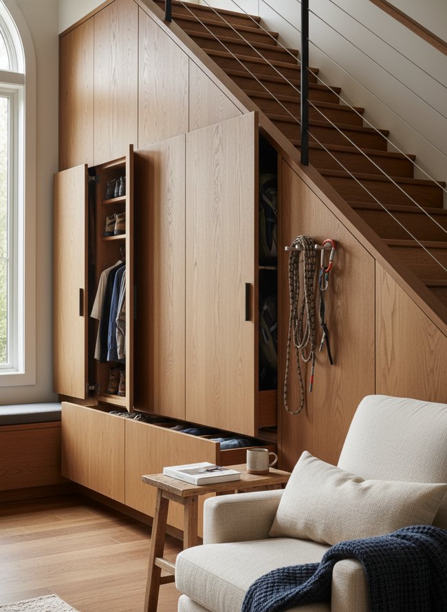 Under-Stair Storage Drawers