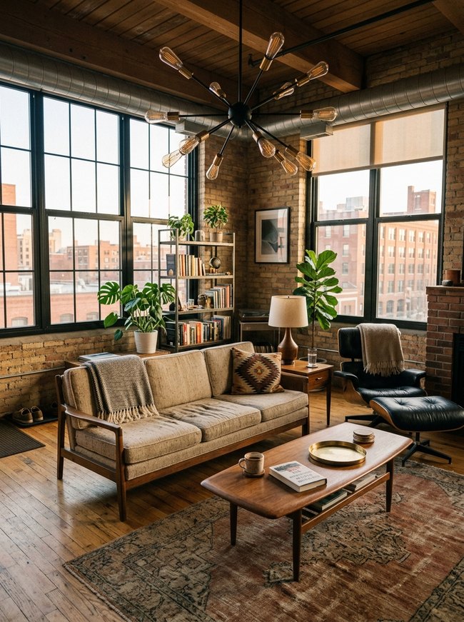 Sputnik Chandelier Loft