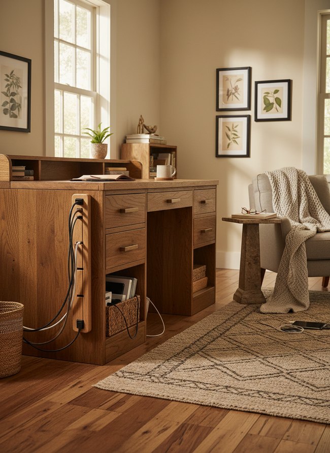 Vertical Power Strip Mount