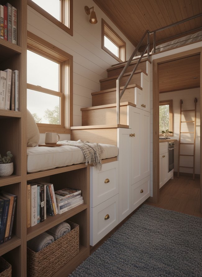 Under-Stair Book Nook