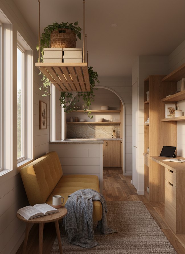 Overhead Suspended Shelf