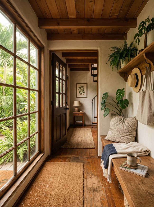 Lush Greenery Entryway