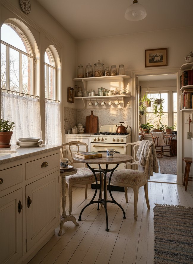 Shabby Chic Bistro Kitchen