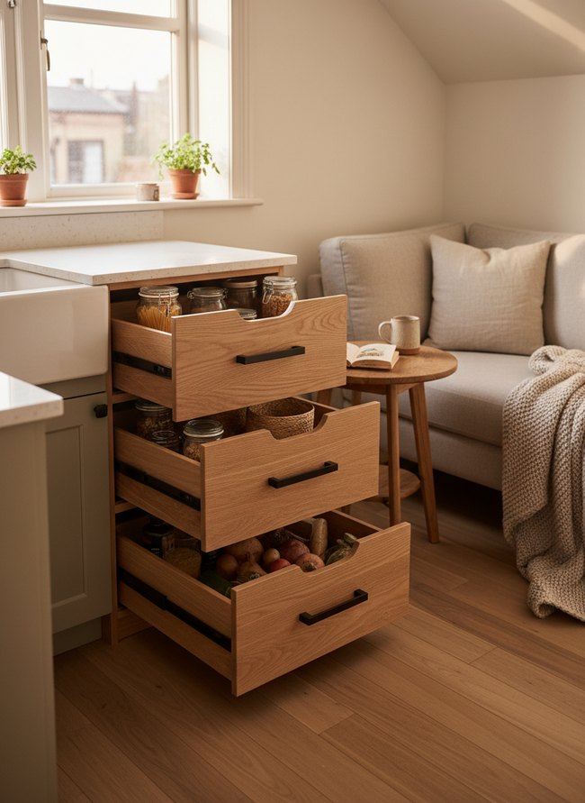Deep Drawer Pantry System