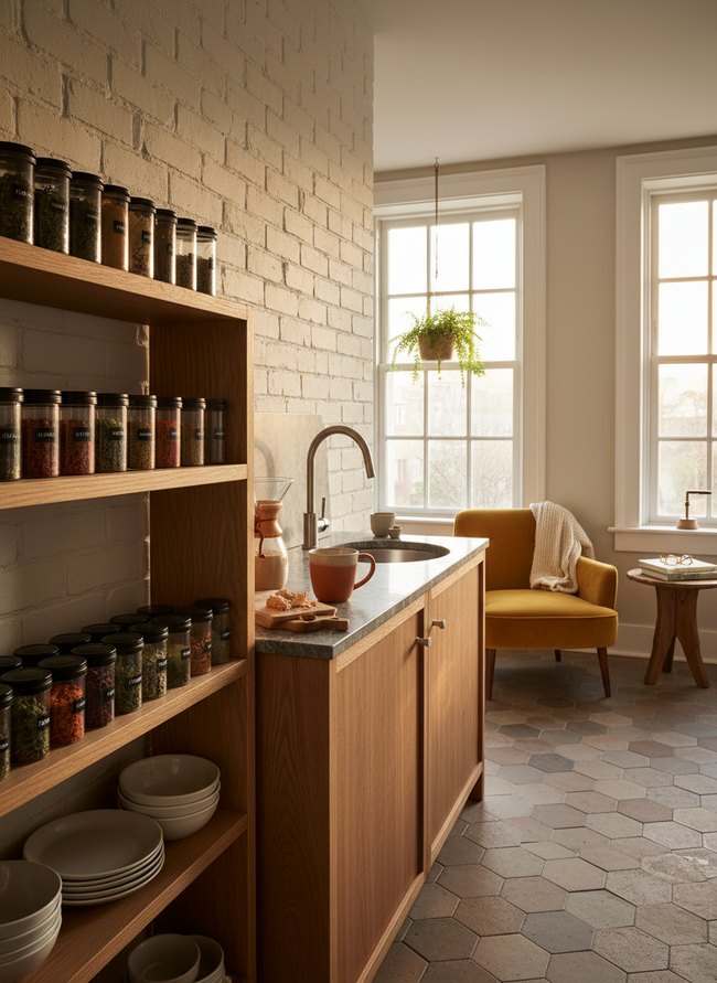 Compact Spice Jar Display
