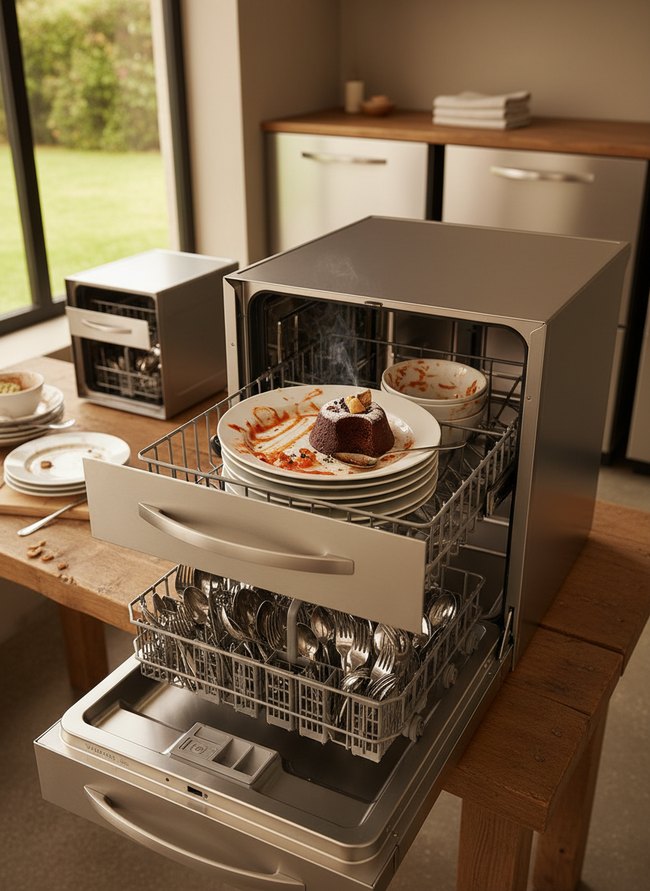 Rollaway Utility Dishwasher