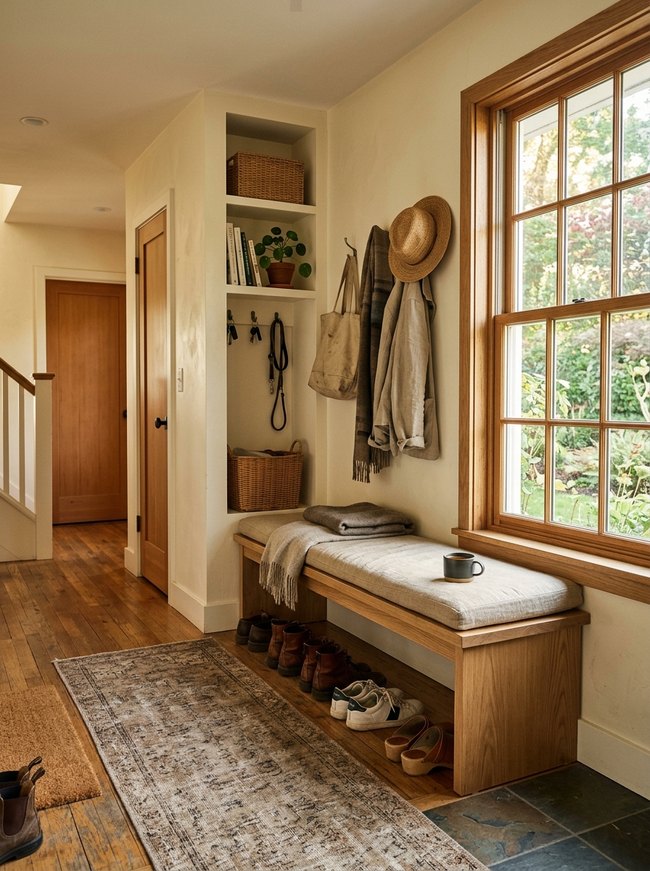 Simple Entry Mudroom