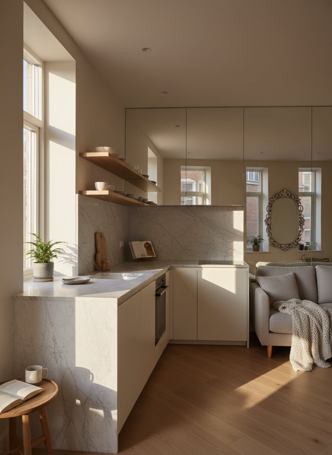 Seamless Counter-to-Wall
