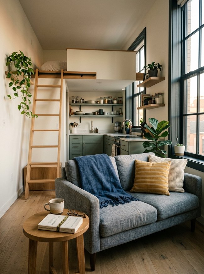 Modern Urban Tiny Loft