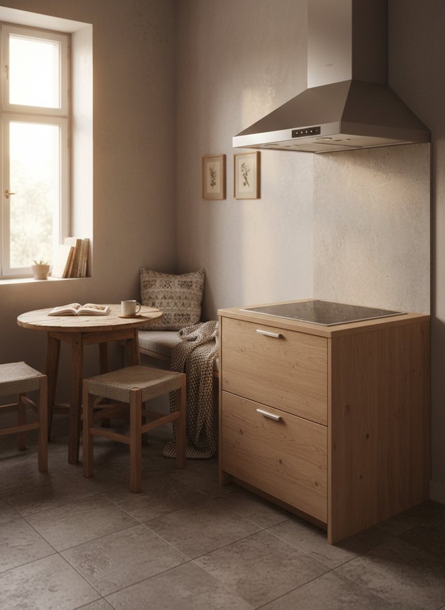 Discreet Built-In Ventilation