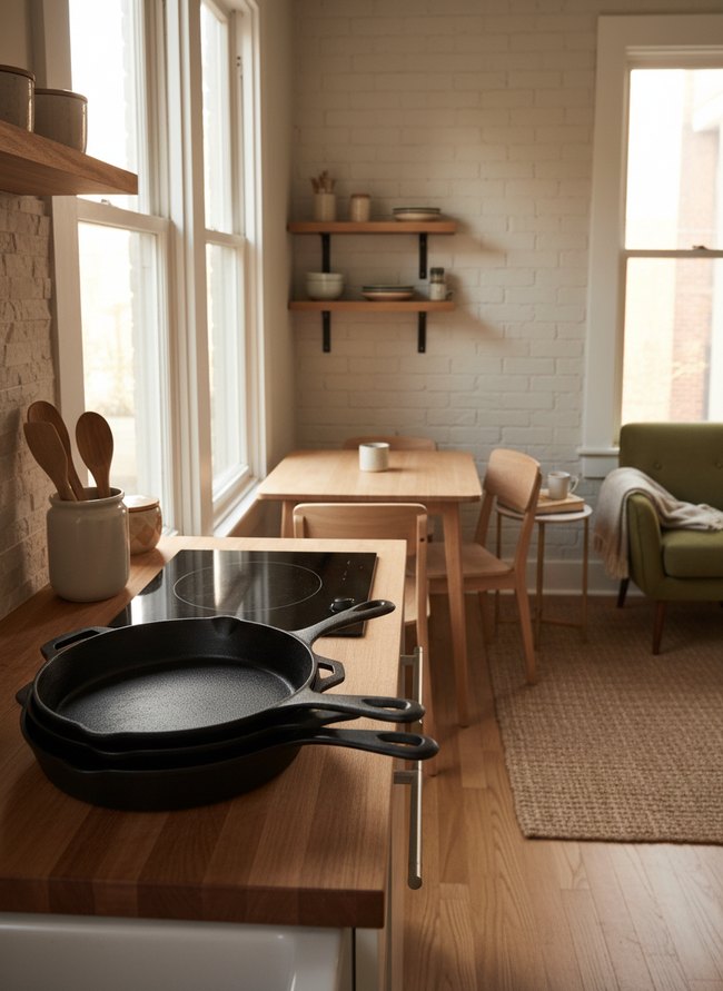Stackable Cast Iron Skillets
