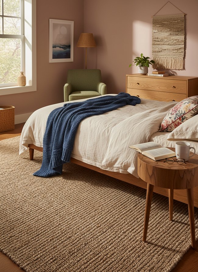 Textured Sisal Flatweave Rug