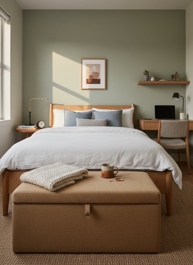 Hidden Storage Ottoman