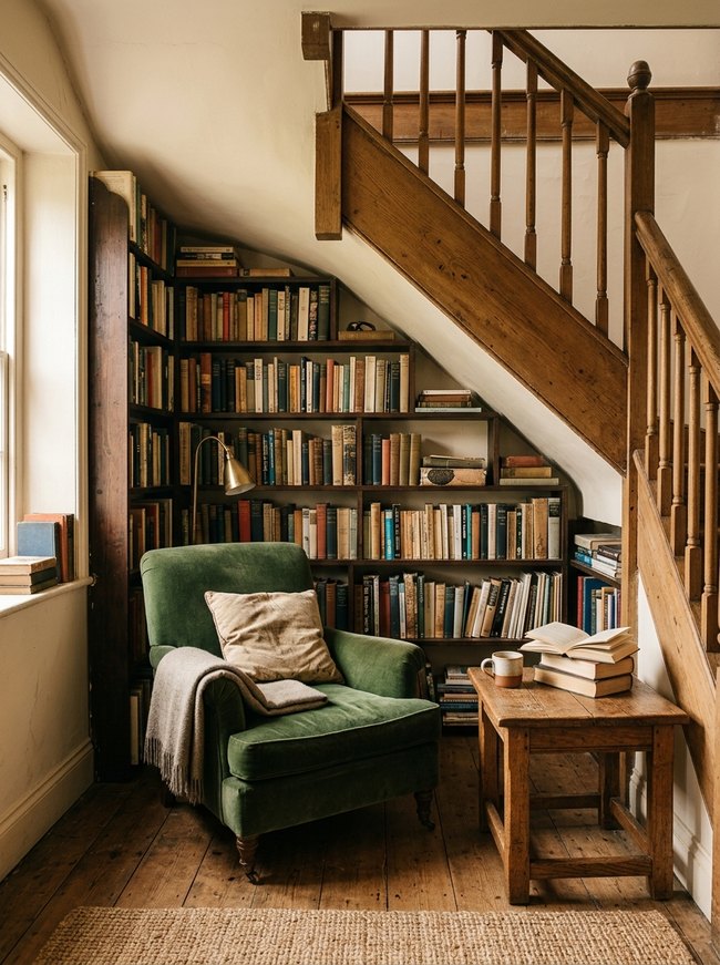 Under Stairwell Library
