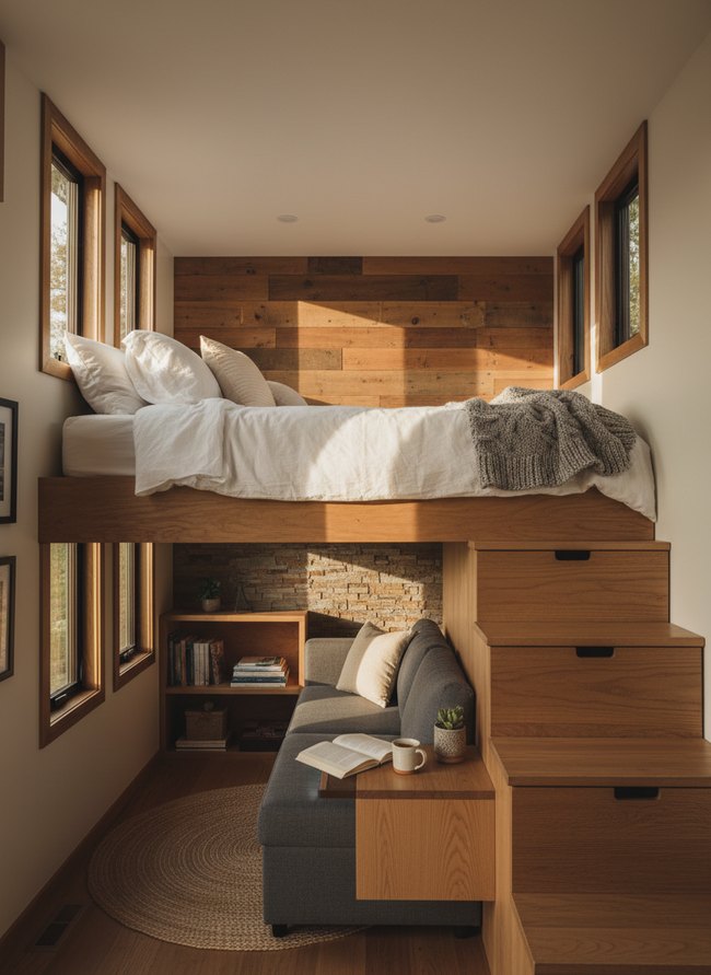 Elevated Platform Sleeping Area