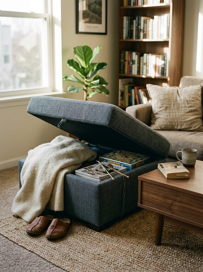 Multifunctional Ottoman Storage