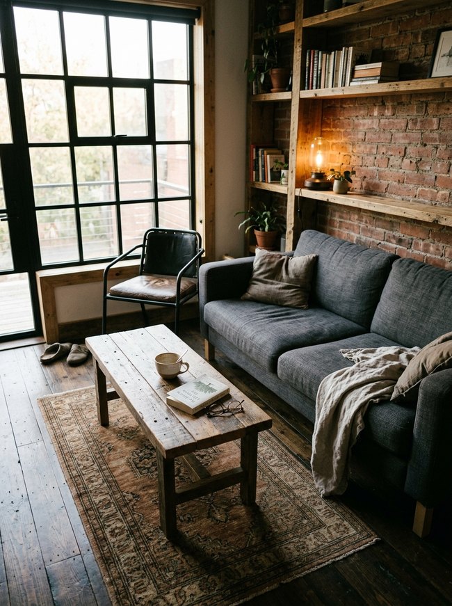 Grid Window Lounge Area