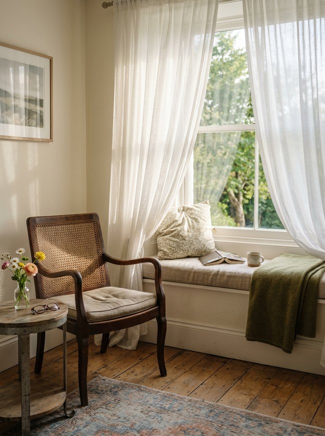 Airy Sheer Curtain Update