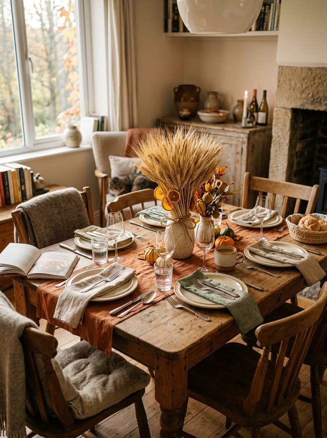 Golden Wheat Sheaf Centerpiece