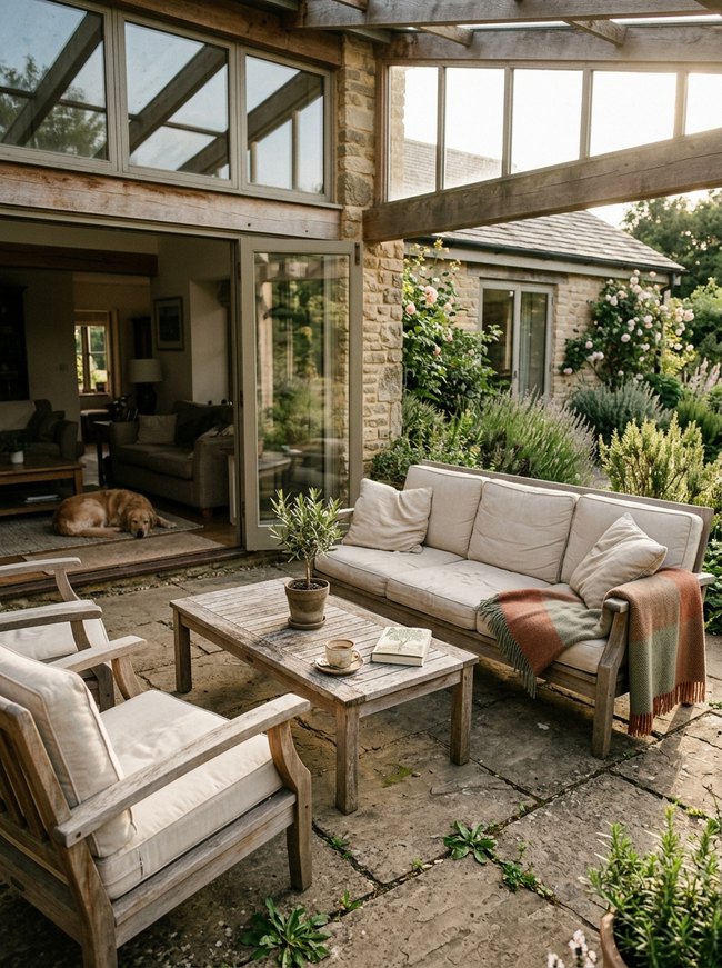 Sun-Kissed Outdoor Lounge