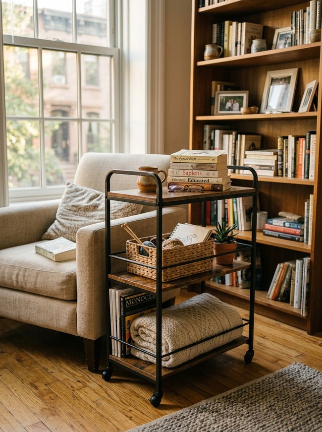 Narrow Rolling Cart