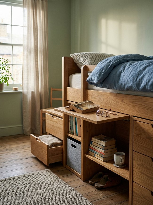 Floating Bedside Caddy Unit
