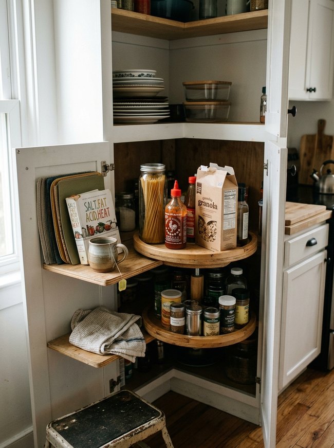 Corner Lazy Susan Turntable