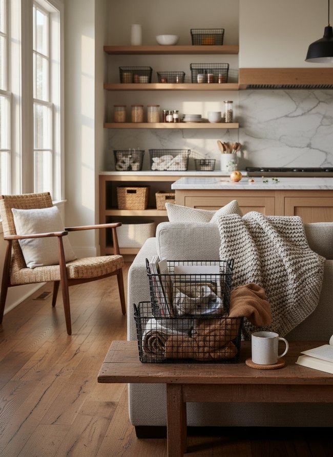 Stackable Wire Basket Set