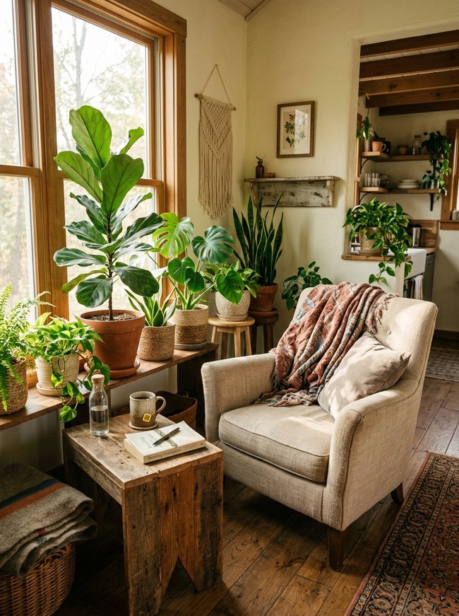 Sun-Drenched Plant Corner