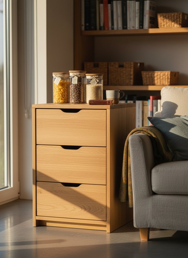 Compact Sliding Drawer Unit