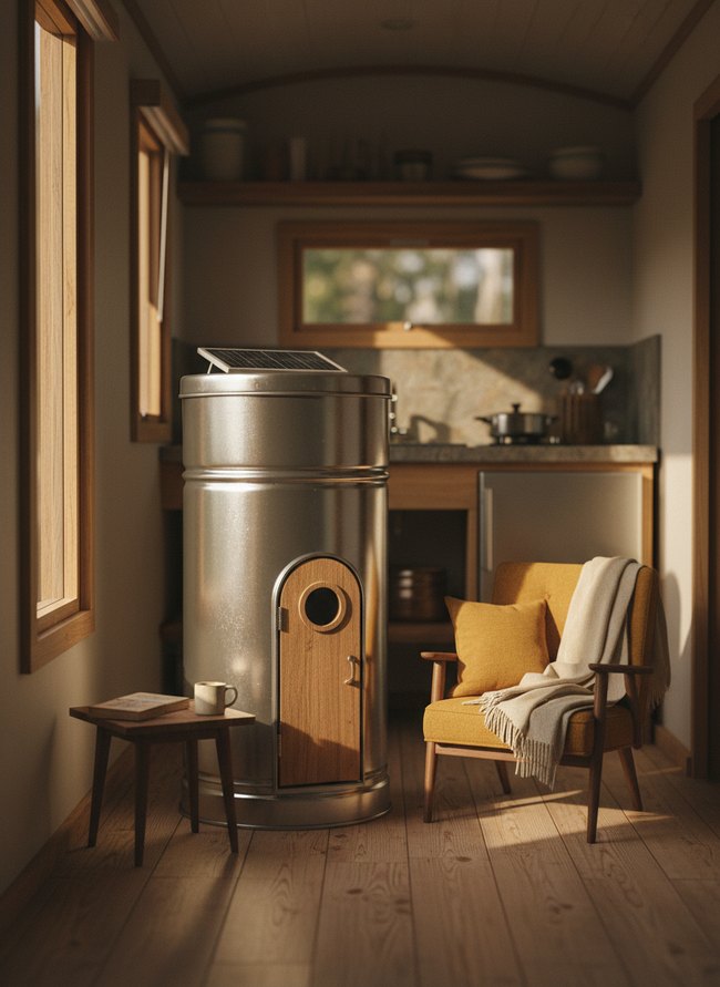 Discreet Side-Table Slim Can
