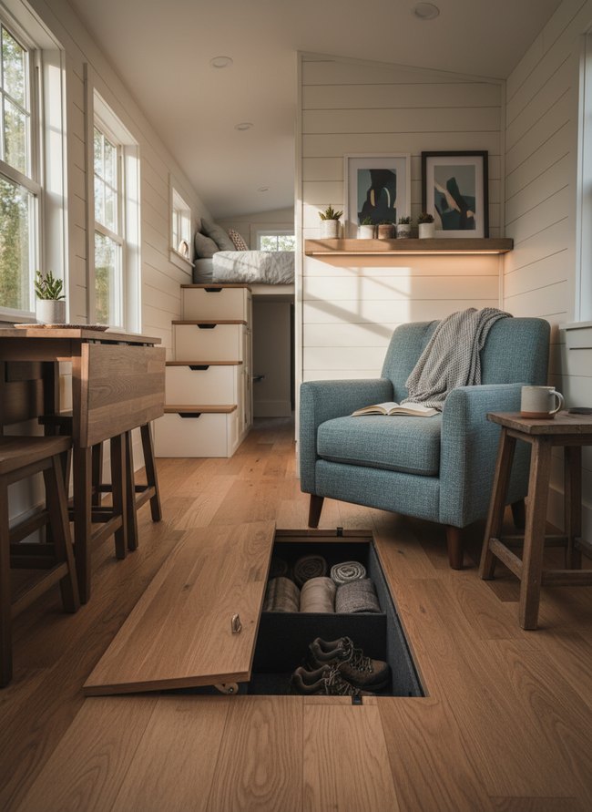 Hidden Compartment Flooring