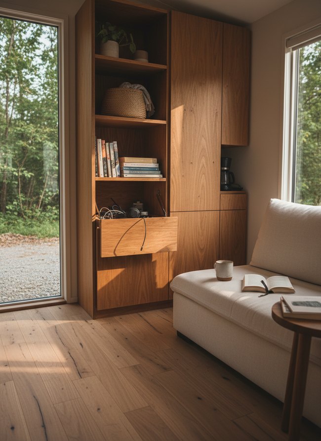 Flip-Up Countertop Compartment