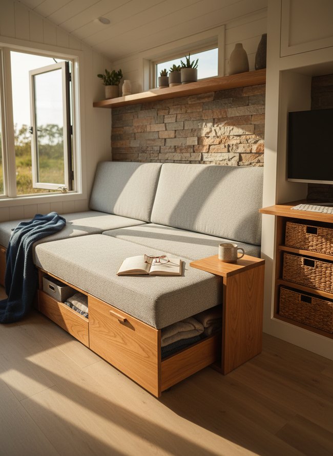 Built-In Convertible Seating